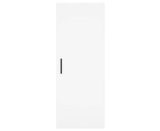 Dulap înalt, alb, 34,5x34x180 cm, lemn prelucrat, 6 image