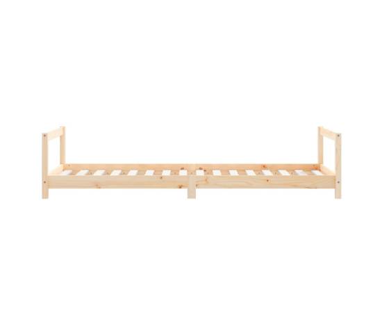 Cadru de pat pentru copii, 80x200 cm, lemn masiv de pin, 5 image