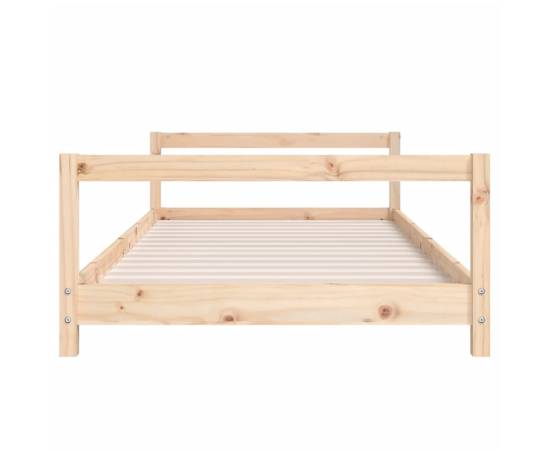 Cadru de pat pentru copii, 90x190 cm, lemn masiv de pin, 4 image