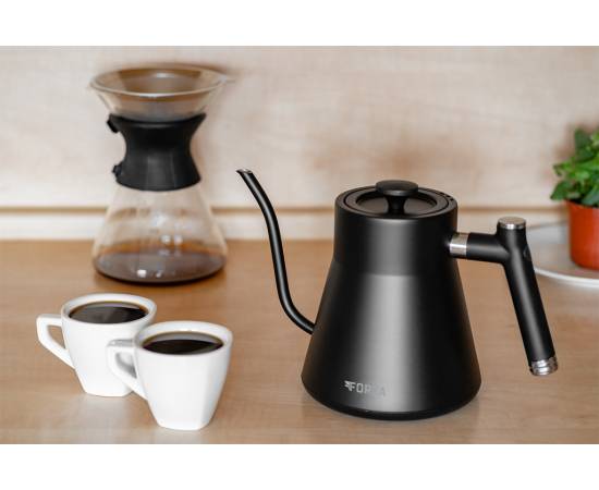 Fierbator electric ecg forza 8000 pour over nero, 1200 w, 1 litru, otel, 13 image