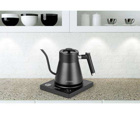 Fierbator electric ecg forza 8000 pour over nero, 1200 w, 1 litru, otel, 16 image