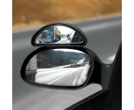Oglinda suplimentara auto de tip "Unghi Mort", latime 11,5 cm, prindere pe oglinda exterioara, 2 image