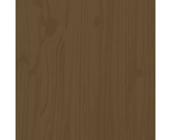 Strat înălțat de grădină maro miere 101x30x38 cm lemn masiv pin, 8 image