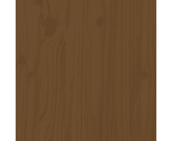 Strat înălțat grădină maro miere 119,5x40x39 cm lemn masiv pin, 8 image