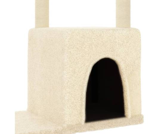 Ansamblu de pisici cu stâlpi din funie de sisal, crem, 97,5 cm, 6 image