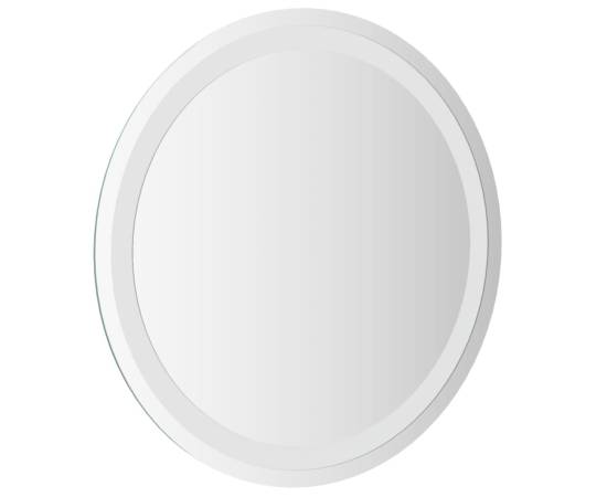 Oglindă de baie cu led, 50 cm, rotundă, 4 image