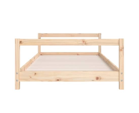 Cadru pat pentru copii, 90x200 cm, lemn masiv de pin, 4 image