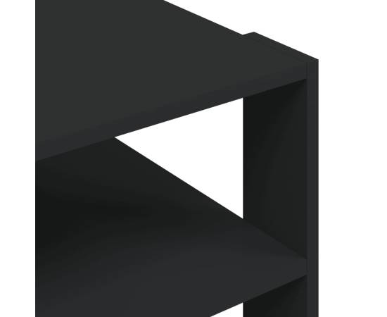 Măsuță de cafea, negru, 59,5x59,5x40 cm, lemn compozit, 7 image
