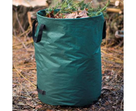 Nature sac pentru deșeuri de grădină, verde, 240 l, rotund