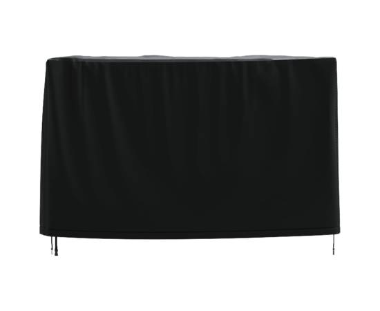 Husă mobilier de grădină negru 229x113x73 cm impermeabil 420d, 4 image