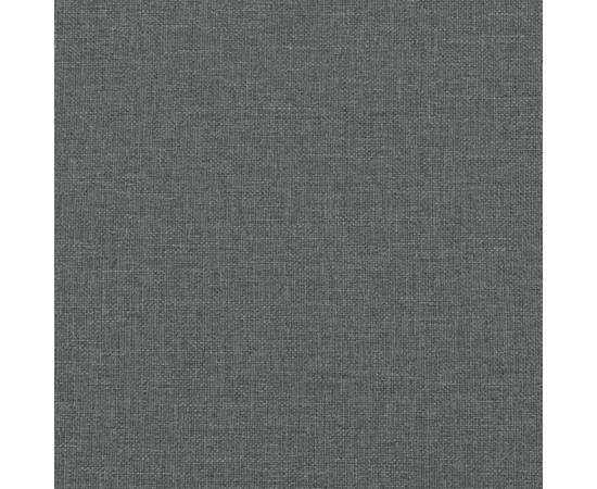 Pat de zi cu saltea, gri închis, 80x200 cm, textil, 11 image