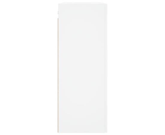 Dulap montat pe perete, alb, 69,5x34x90 cm, lemn prelucrat, 8 image