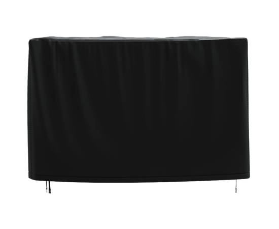 Husă mobilier de grădină negru 300x140x90 cm impermeabilă 420d, 4 image