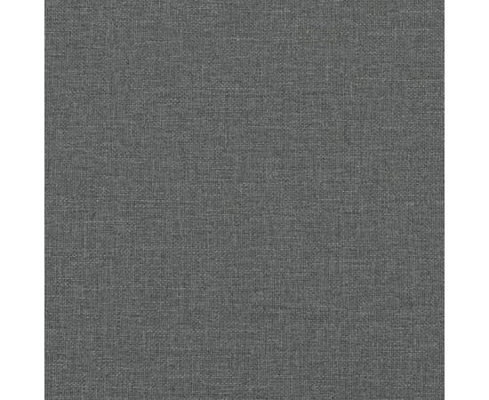 Pat de zi cu saltea, gri închis, 90x190 cm, textil, 11 image