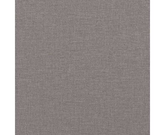 Pat de zi cu saltea, gri taupe, 90x200 cm, textil, 11 image