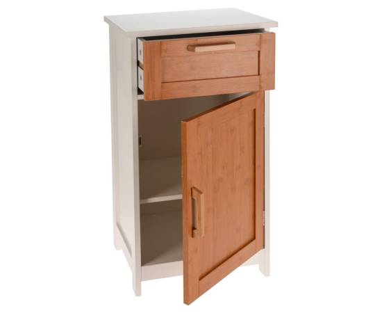 Bathroom solutions dulap cu ușă și sertar, mdf, 3 image