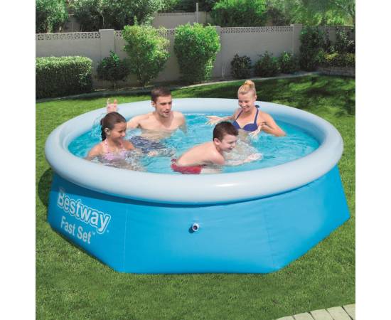 Bestway piscină gonflabilă fast set, 244x66 cm, rotundă, 57265