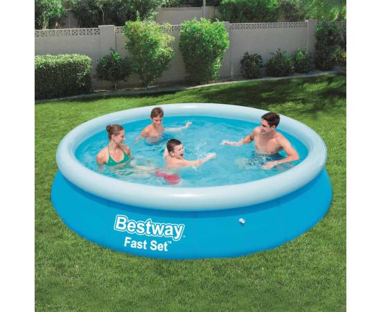 Bestway piscină gonflabilă fast set, 366x76 cm, rotundă, 57273