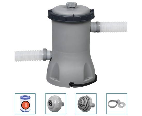 Bestway pompă de filtrare pentru piscină flowclear, 2006 l/h, 2 image