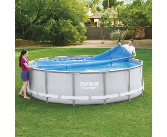 Bestway prelată solară de piscină flowclear, 427 cm