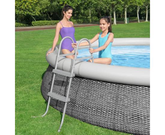 Bestway scară pentru piscină cu 2 trepte flowclear, 84 cm