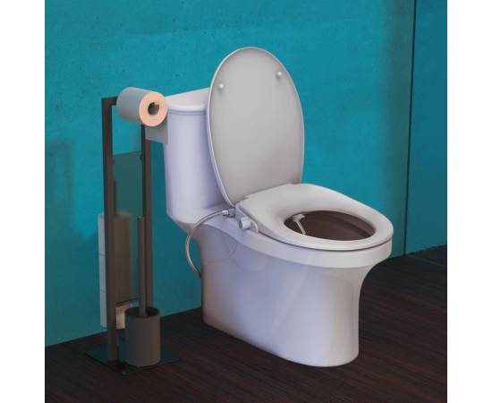 Eisl scaun de toaletă închidere silențioasă atașament pulverizator alb