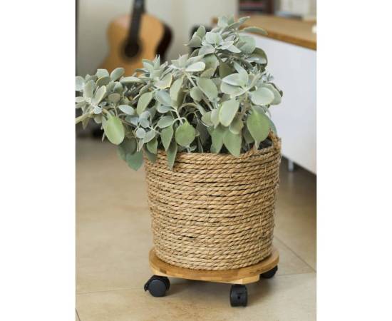 Nature cărucior pentru plante, maro, Ø30 cm, bpc, rotund, 3 image