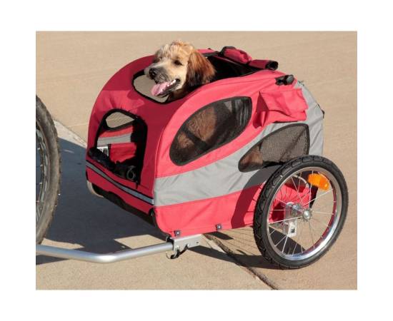 Petsafe remorcă de bicicletă pentru câini "happy ride" m, roșu
