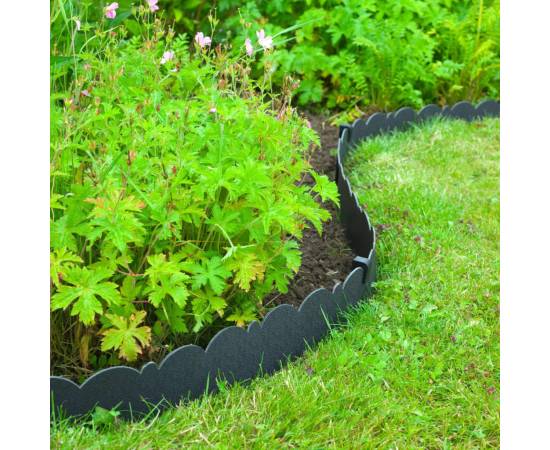 Nature borduri de grădină, 0,13 x 12 m, 3 mm, negru