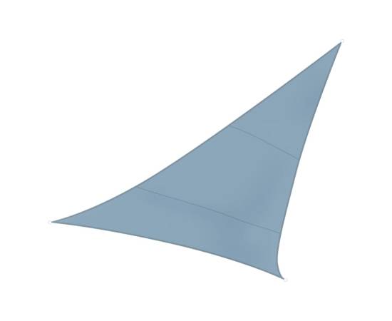 Perel pânză parasolar triunghi 3,6 m, gri ardezie deschis, 2 image