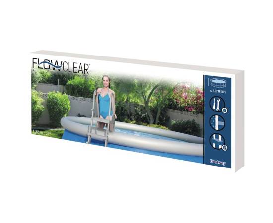 Bestway scară de siguranță piscină cu 4 trepte flowclear, 132 cm, 6 image