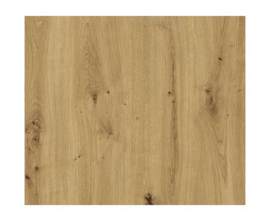 Fmd cuier haine cu raft pentru perete, matera & stejar, 50x23x188 cm, 4 image