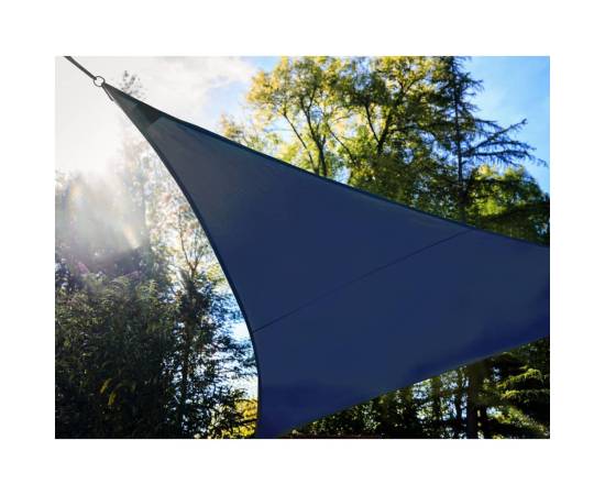 Perel pânză parasolar led starry sky triunghi 3,6 m, albastru închis, 4 image