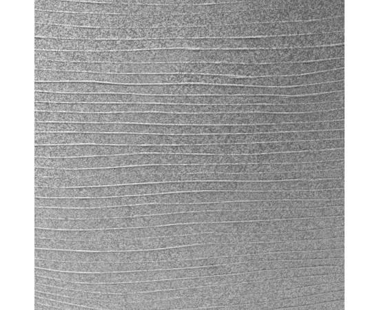 442107 capi plant vase "arc granite" tapered low 34x25 cm ivory, 2 image