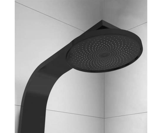 SchÜtte set de duș cu tavă termostatică samoa rain, negru mat, 10 image