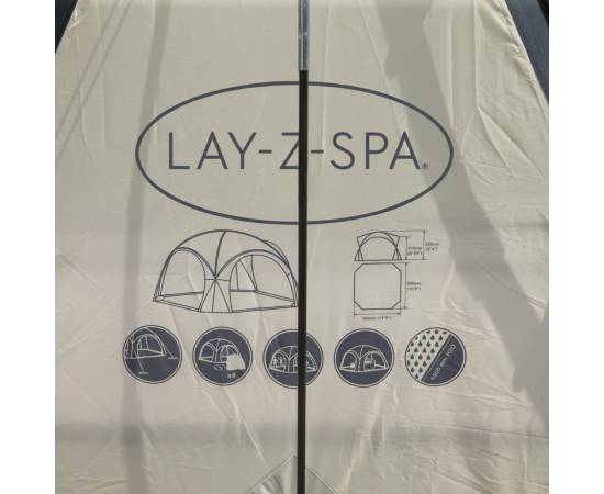 Bestway cort cupolă lay-z-spa pentru cadă hidromasaj, 390x390x255 cm, 10 image