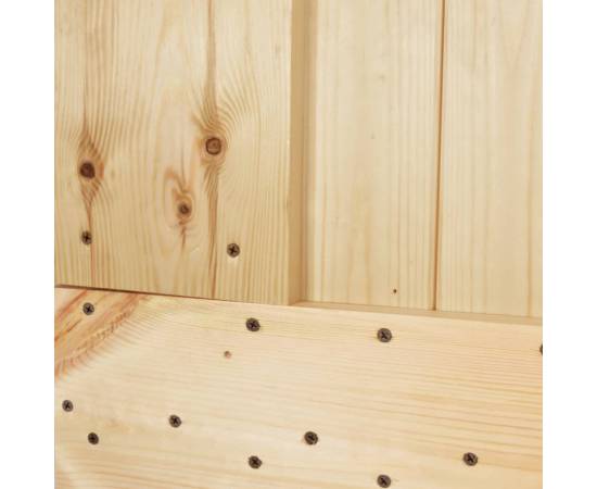 Ușă glisantă cu set de feronerie 85x210 cm, lemn masiv de pin, 7 image