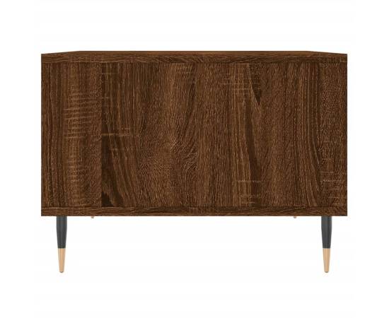 Măsuță de cafea, stejar maro, 60x50x36,5 cm, lemn compozit, 5 image