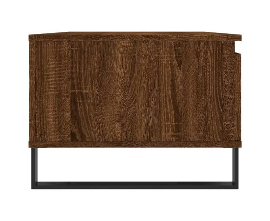 Măsuță de cafea, stejar maro, 90x50x36,5 cm, lemn prelucrat, 7 image