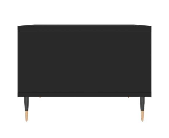 Măsuță de cafea, negru, 60x50x36,5 cm, lemn compozit, 5 image