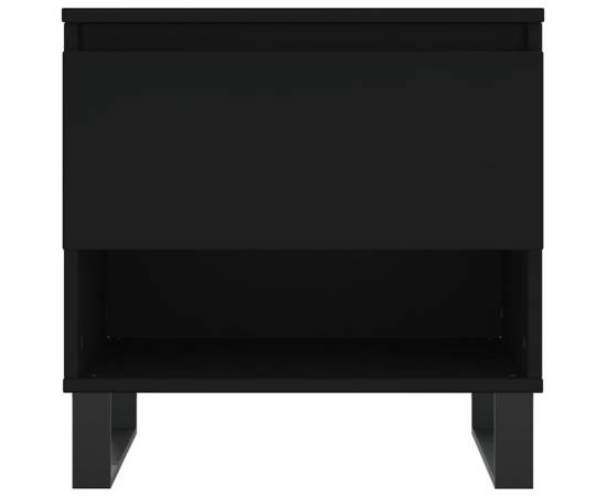 Măsuțe de cafea, 2 buc., negru, 50x46x50 cm, lemn compozit, 6 image