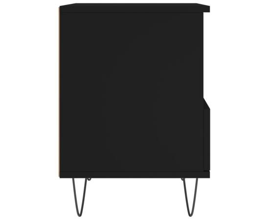 Noptiere, 2 buc., negru, 40x35x50 cm, lemn compozit, 8 image
