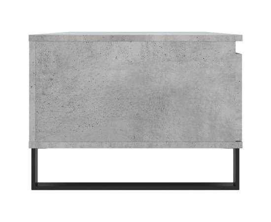 Măsuță de cafea, gri beton, 90x50x36,5 cm, lemn compozit, 7 image