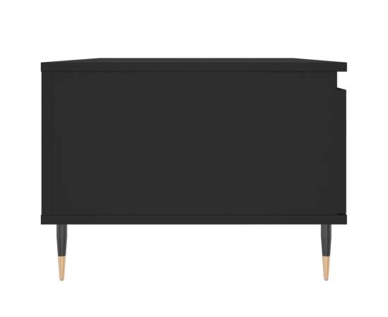 Măsuță de cafea, negru, 90x50x36,5 cm, lemn compozit, 7 image