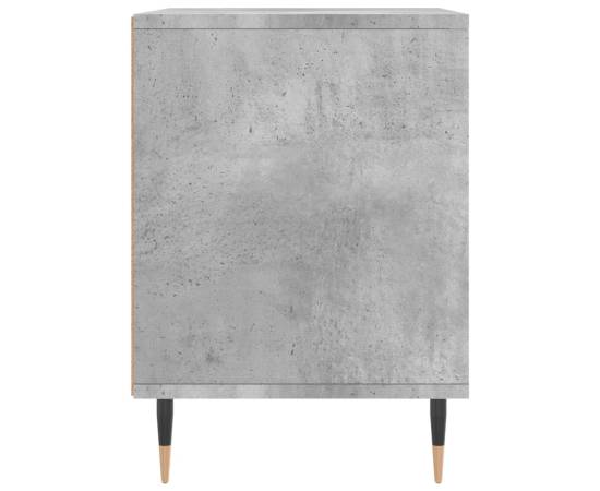 Noptiere, 2 buc., gri beton, 40x35x50 cm, lemn compozit, 6 image