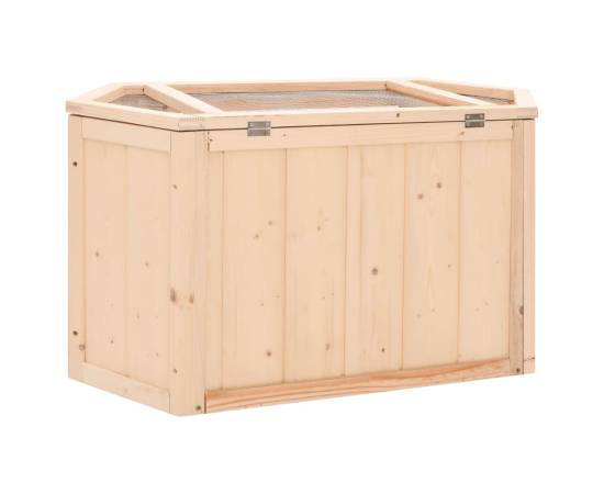 Cușcă pentru hamsteri, 80x40x43 cm, lemn masiv de brad, 6 image
