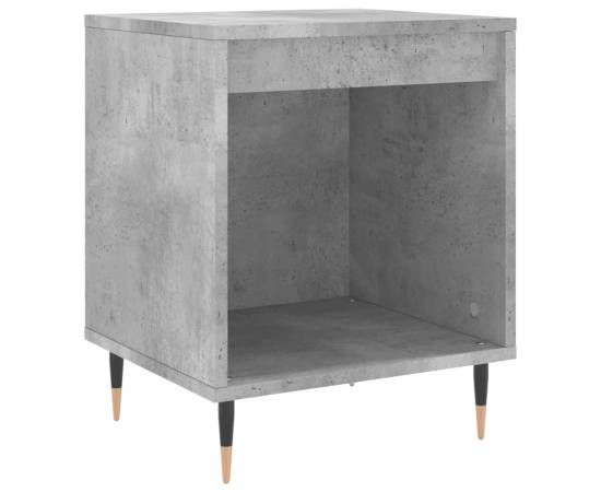Noptieră, gri beton, 40x35x50 cm, lemn compozit, 2 image