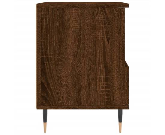 Noptieră, stejar maro, 40x35x50 cm, lemn compozit, 7 image