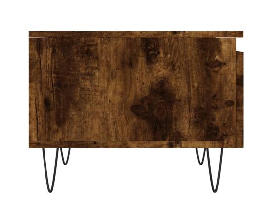 Măsuță de cafea, stejar afumat, 50x46x35 cm, lemn prelucrat, 7 image
