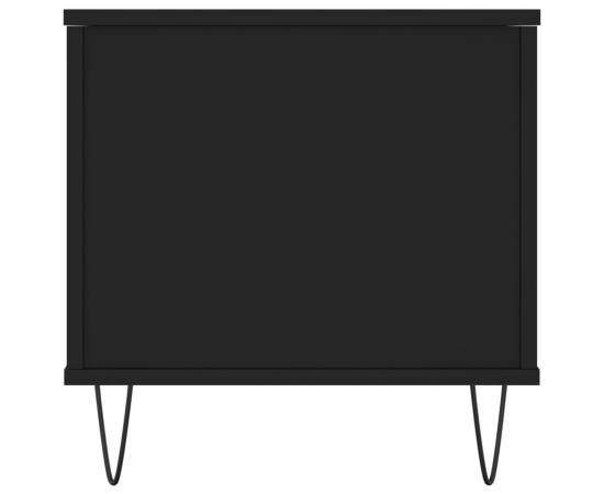 Măsuță de cafea, negru, 90x44,5x45 cm, lemn compozit, 7 image